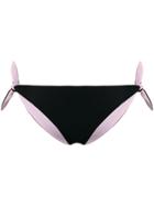 Semicouture Tie-side Bikini Bottoms - Pink