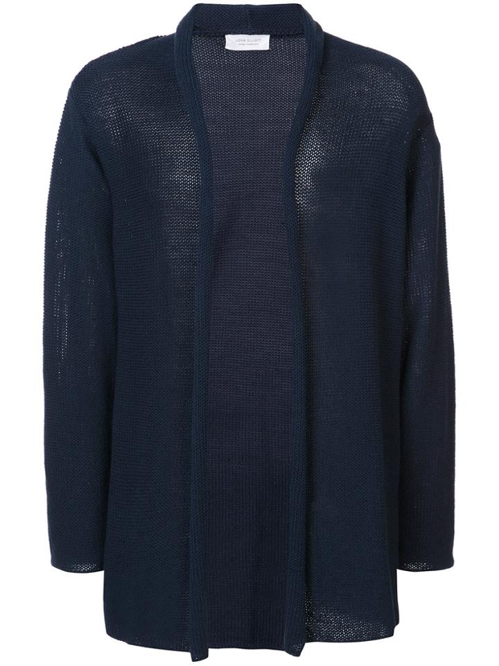 John Elliott Loose Fit Cardigan - Blue