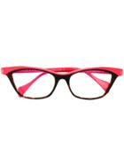 Face À Face Low Cat-eye Glasses - Pink