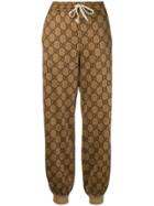 Gucci Gg Logo Track Pants - Nude & Neutrals