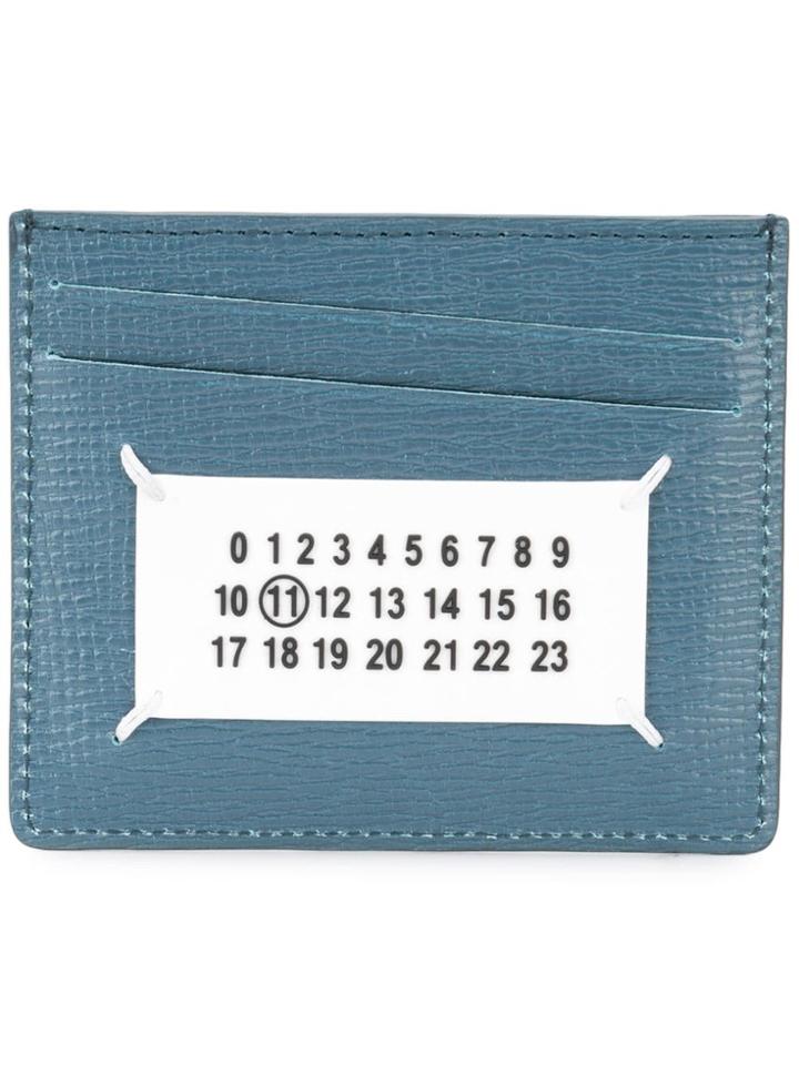 Maison Margiela Slanted Cardholder - Blue