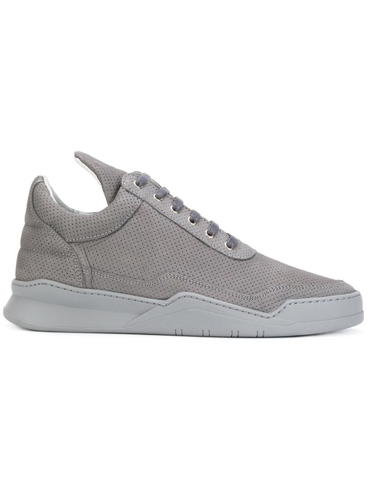 Filling Pieces Ghost Microlane Low Top Sneakers - Grey