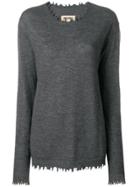 Uma Wang Distressed Hem Sweater - Grey