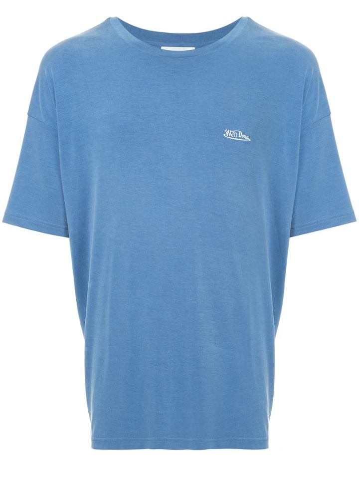 We11done Oversized T-shirt - Blue