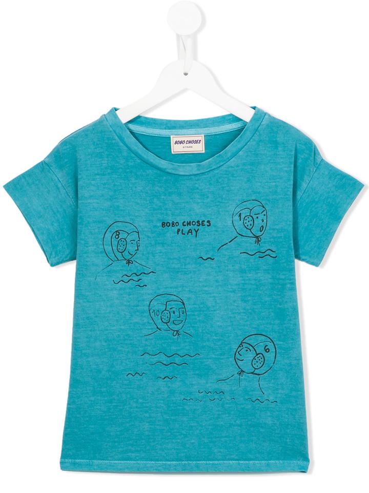 Bobo Choses Waterpolo T-shirt, Boy's, Size: 9 Yrs, Blue