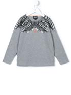 Armani Junior Feather Print T-shirt