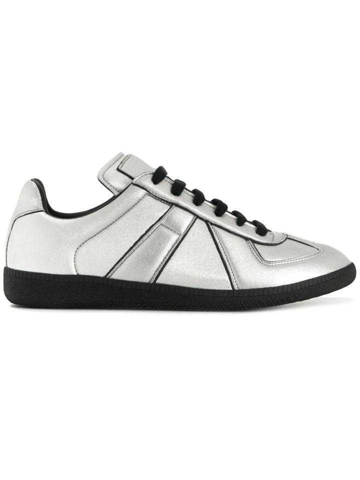 Maison Margiela Metallic Sneakers - Grey