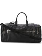 Saint Laurent Zip Detail Holdall, Black, Calf Leather