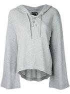 The Upside Bell Sleeve Hoodie - Grey