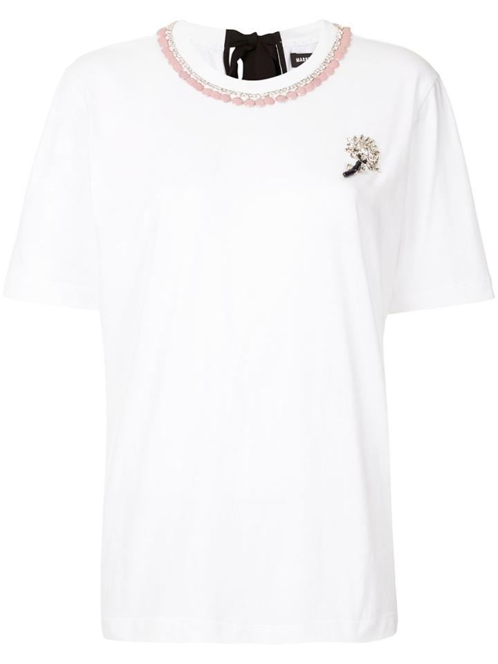 Markus Lupfer Embellished T-shirt - White