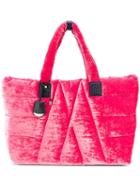 Moncler Quilted Large Tote Bag - Pink