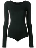 Rick Owens Lilies Fitted Round Neck Body - Black