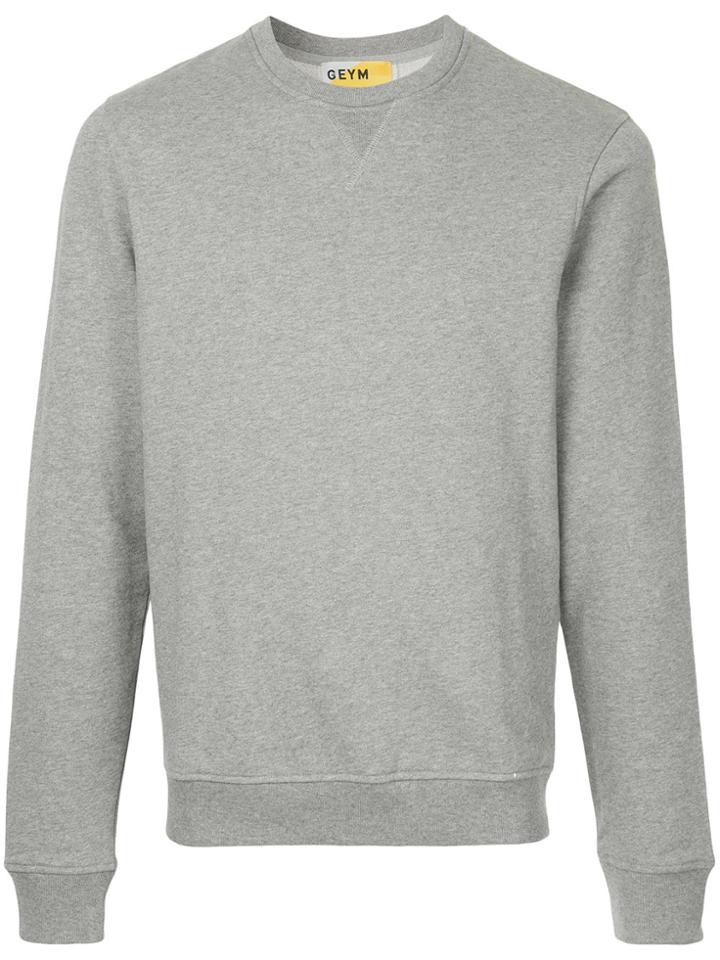 Geym Go East Rear Strap Detail Sweatshirt - Grey