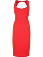 Narciso Rodriguez Open Back Fitted Dress