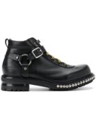 Alexander Mcqueen Studded Boots - Black