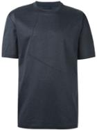 Lanvin Stitching Detail T-shirt, Men's, Size: Xs, Grey, Cotton