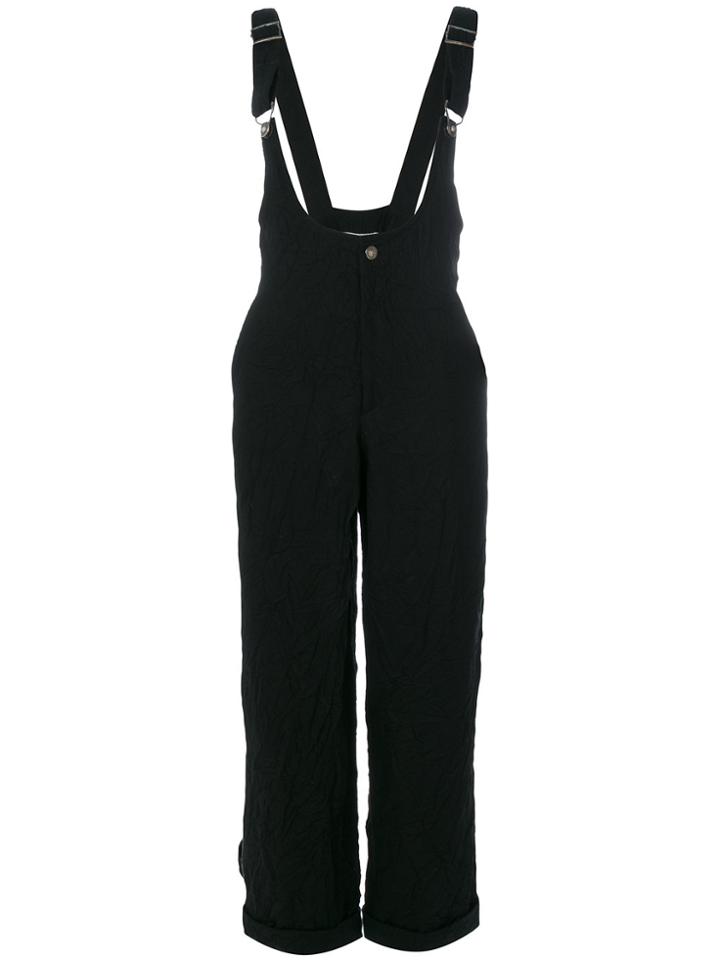 Versace Vintage Harness Punk Jumpsuit - Black