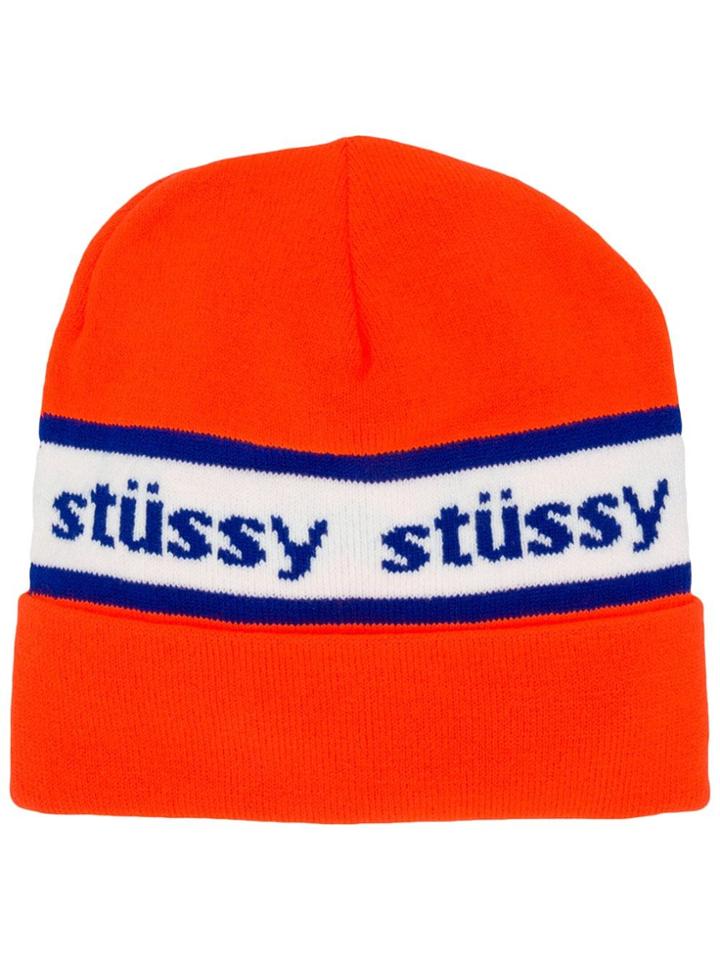 Stussy Logo Beanie - Orange