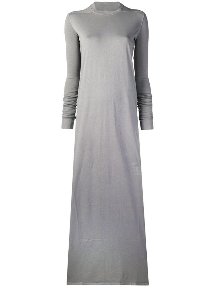 Rick Owens Drkshdw Long Loose Fit Dress - Grey