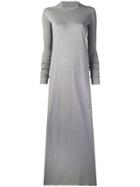 Rick Owens Drkshdw Long Loose Fit Dress - Grey