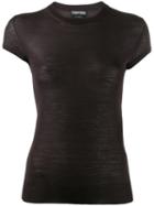 Tom Ford Fine Knit T-shirt - Brown