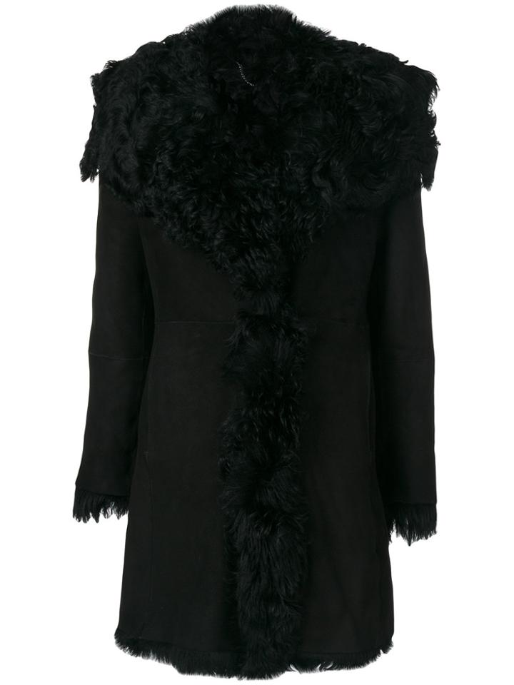 Desa 1972 Lined Fitted Coat - Black