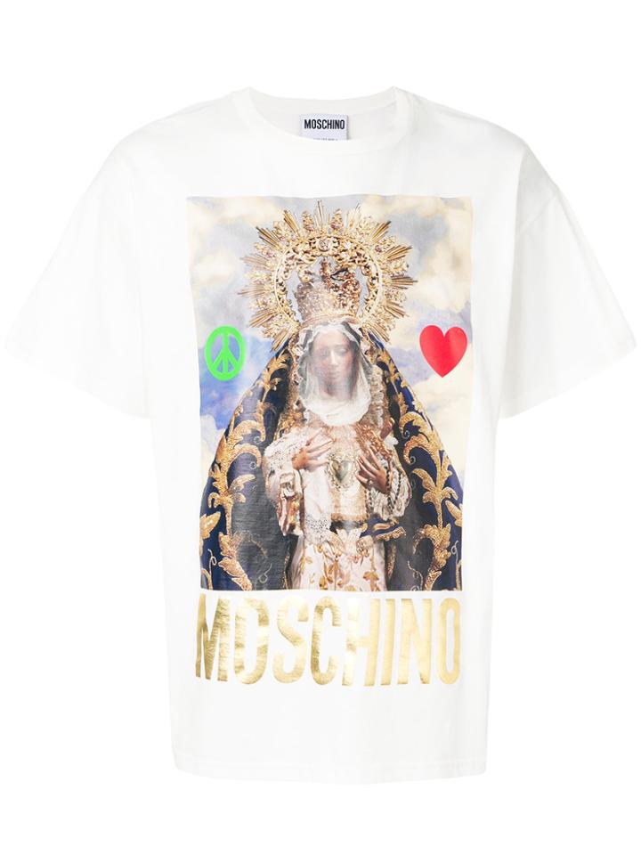 Moschino Graphic Print T-shirt - White