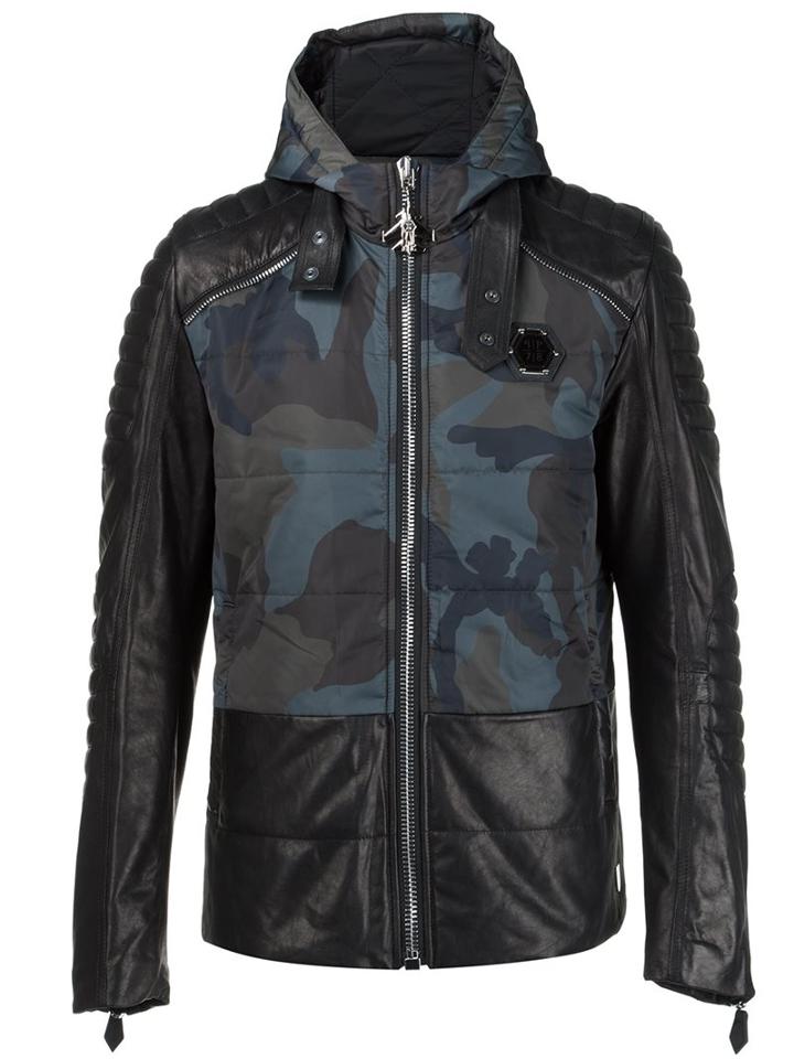 Philipp Plein Camouflage Panel Jacket