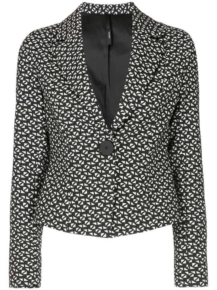 Taylor All-over Print Jacket - Black