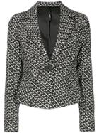 Taylor All-over Print Jacket - Black