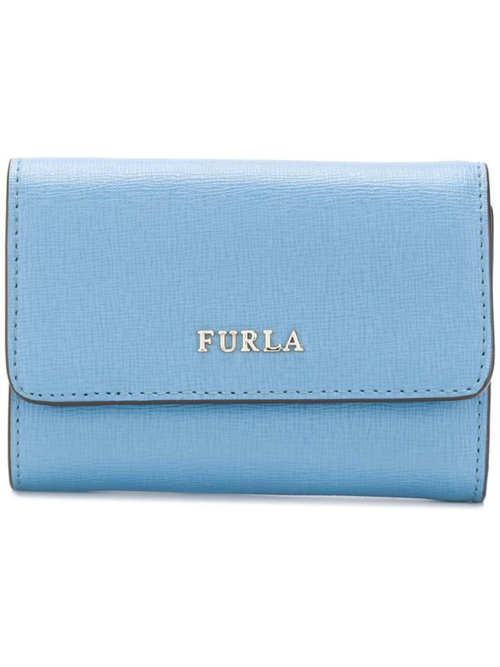 Furla Saffiano Wallet - Blue