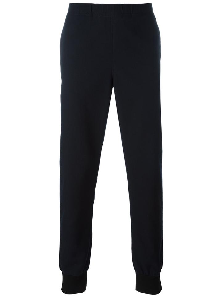 Ps By Paul Smith Cuffed Sweatpants, Men's, Size: 30, Blue, Cotton/polyester/spandex/elastane