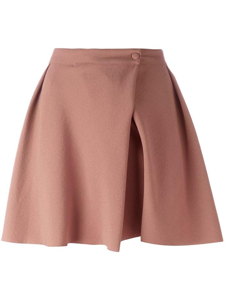 See By Chloé A-line Wrap Shorts, Women's, Size: 38, Pink/purple, Polyester/spandex/elastane/viscose