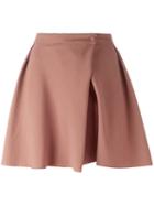 See By Chloé A-line Wrap Shorts, Women's, Size: 38, Pink/purple, Polyester/spandex/elastane/viscose
