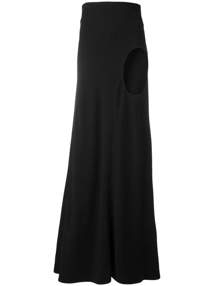 Haider Ackermann Cut-out Detail Skirt - Black