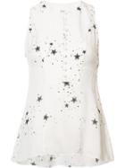 A.l.c. Stars Print Tank, Women's, Size: 2, Red, Silk