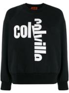Colville Logo Block Print Sweatshirt - Black
