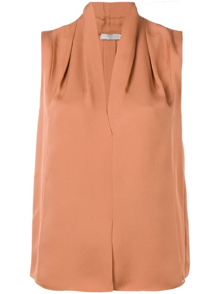 Vince V-neck Blouse - Neutrals