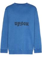 Vyner Articles Logo Print Sweatshirt - Blue