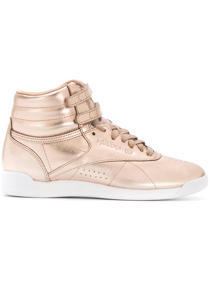 Reebok Freestyle Hi-top Sneakers - Metallic