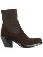 Rocco P. Western Heeled Boots - Brown