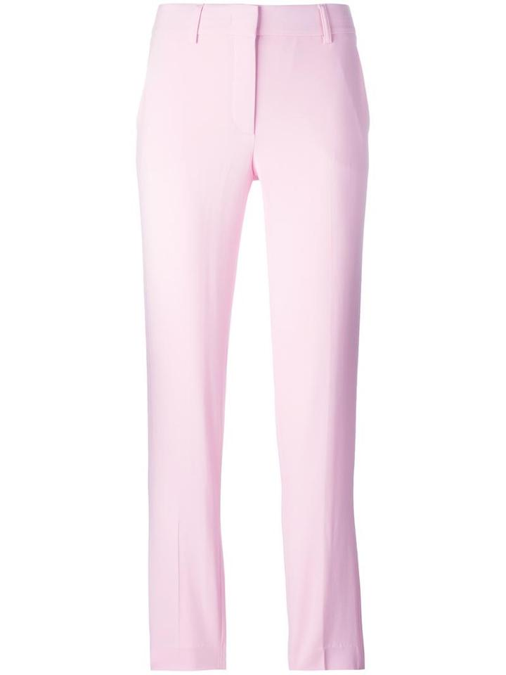 Emilio Pucci Cropped Trousers, Women's, Size: 42, Pink/purple, Viscose/spandex/elastane/silk