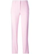 Emilio Pucci Cropped Trousers, Women's, Size: 42, Pink/purple, Viscose/spandex/elastane/silk