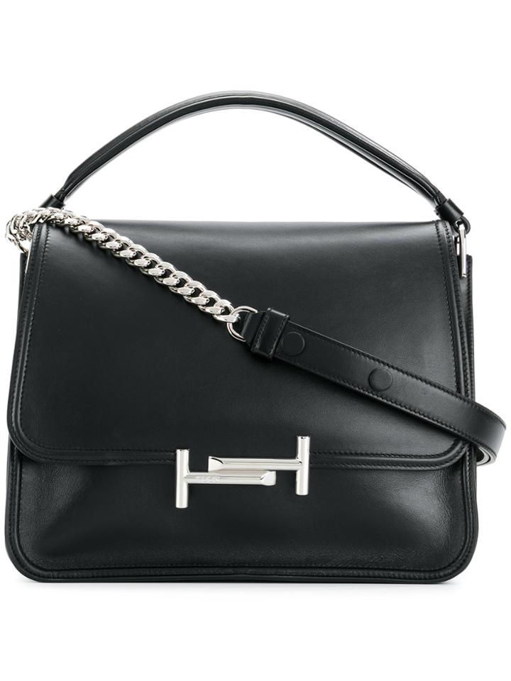 Tod's Double T Tote - Black