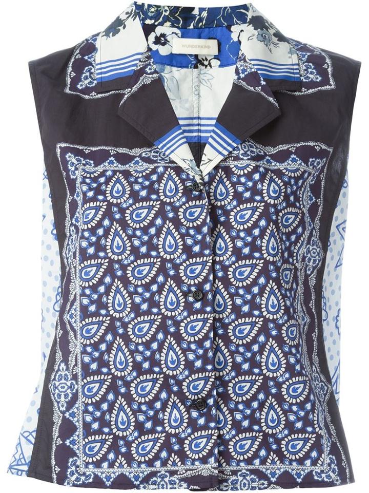Wunderkind Scarf Print Blouse