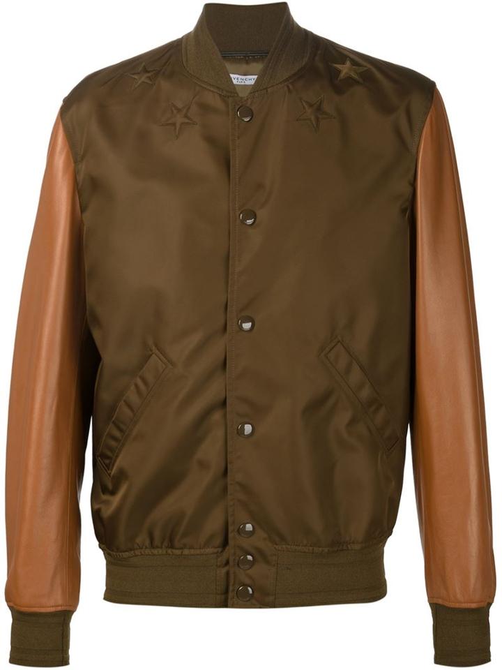 Givenchy Embroidered Star Bomber Jacket