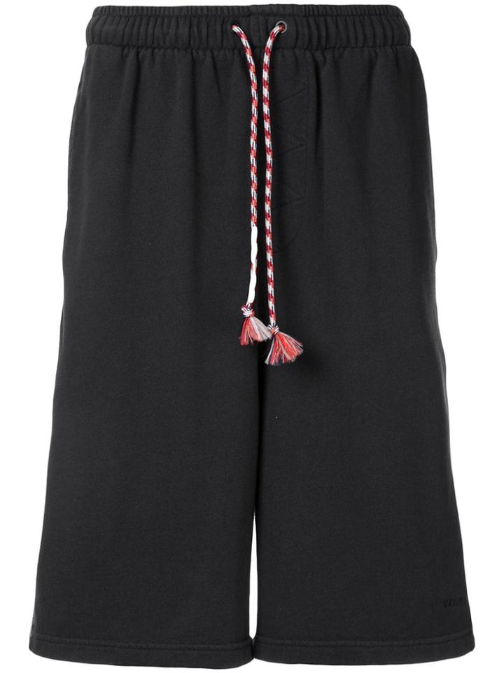Qasimi Drop-crotch Shorts - Black