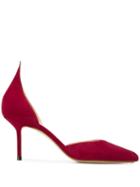 Francesco Russo Pointed Stiletto Pump - Red