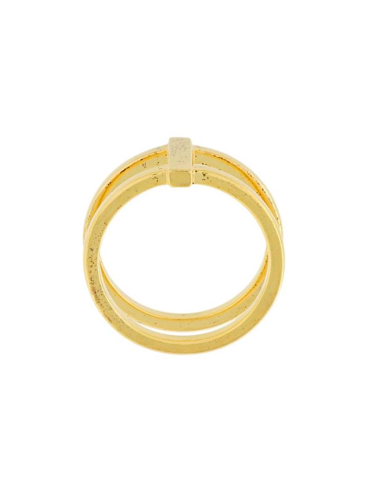Maria Black 'row' Ring, Women's, Size: 50, Yellow/orange