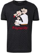 Dolce & Gabbana Polka-dot T-shirt - Black